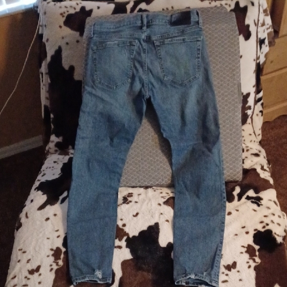 Abercrombie & Fitch Men's Skinny Jeans - Light Blue - Picture 6 of 8